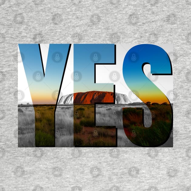 Vote YES to Indigenous Voice To Parliament Australia by Distinct Designs NZ